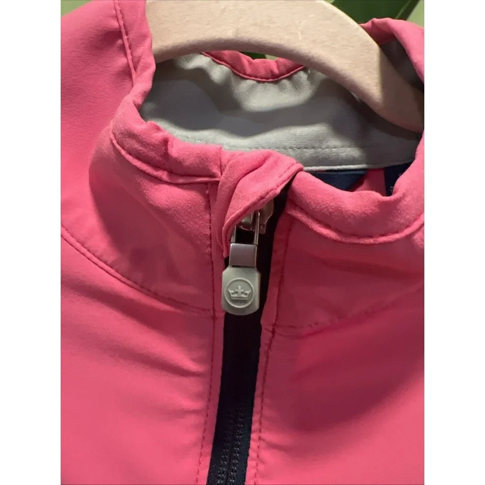 Peter Millar Women's Pink Golf Vest Size Small
